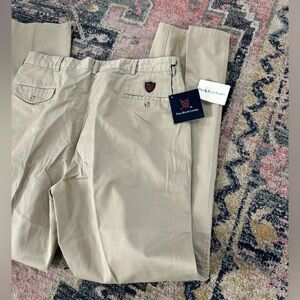 Vintage 90s Polo Ralph Lauren Classic Golf Khaki Horse Embroidered Chino Pants